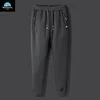 8XL Winter Lamb Wool Pants Men's Trousers Thickened Warm Drawstring Waist Casual Pants Men's Loose Gym Running Training Pants 6