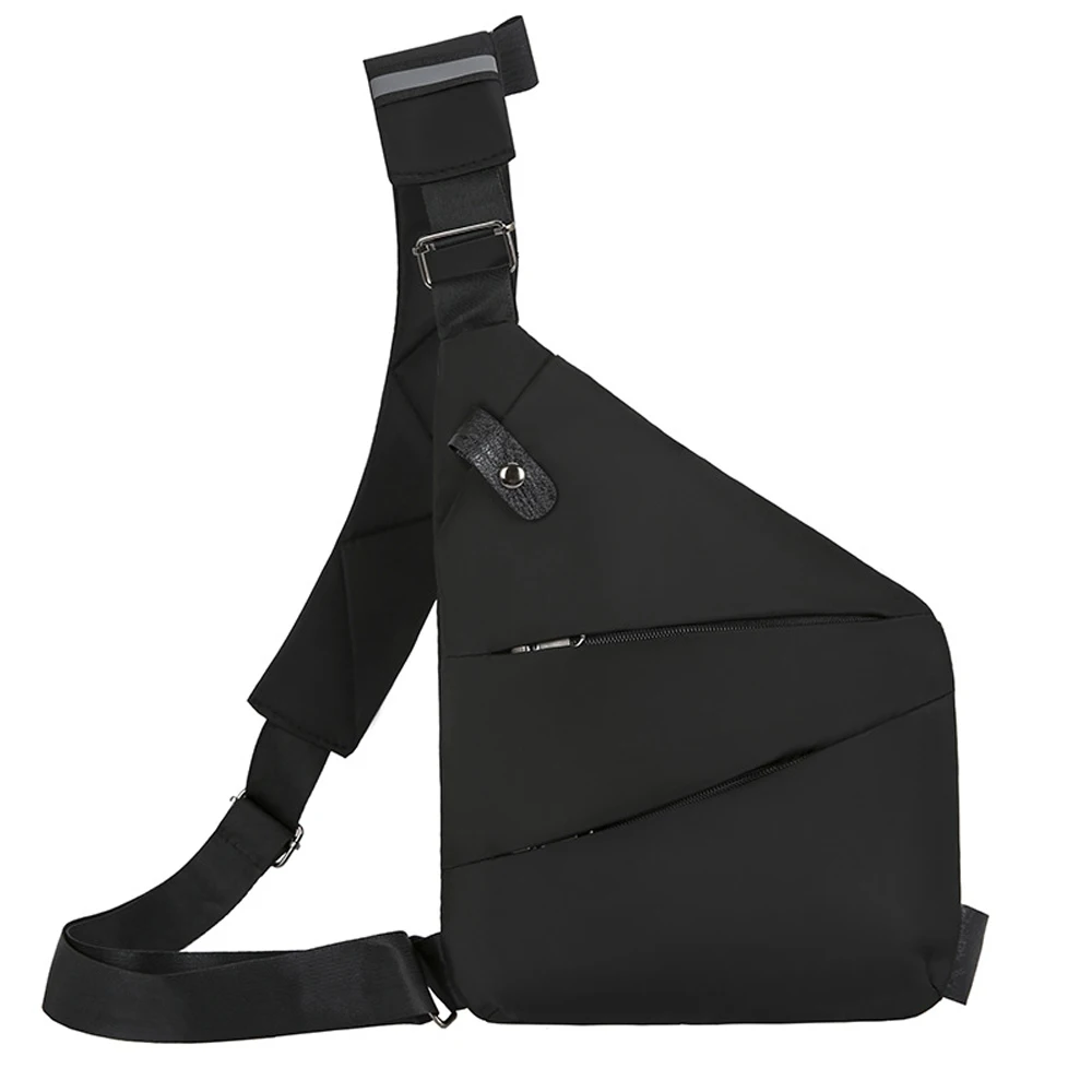 Shoulder Chest Sling Bag Men Women Lightweight Multifunctional Travel for Outdoor Casual Business Left/Right