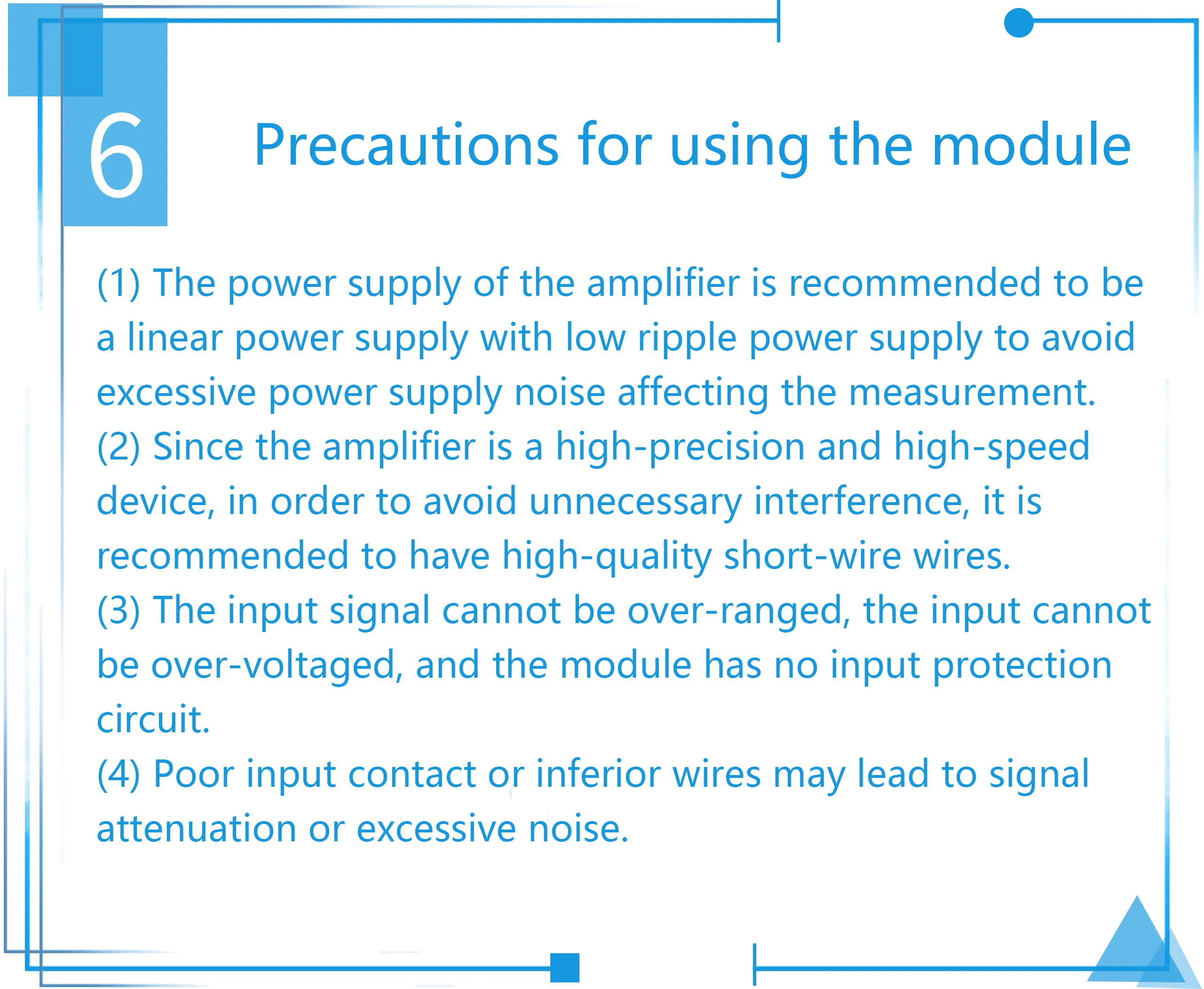 Multi-channel IV conversion amplifier module, silicon PIN photodiode detector, f