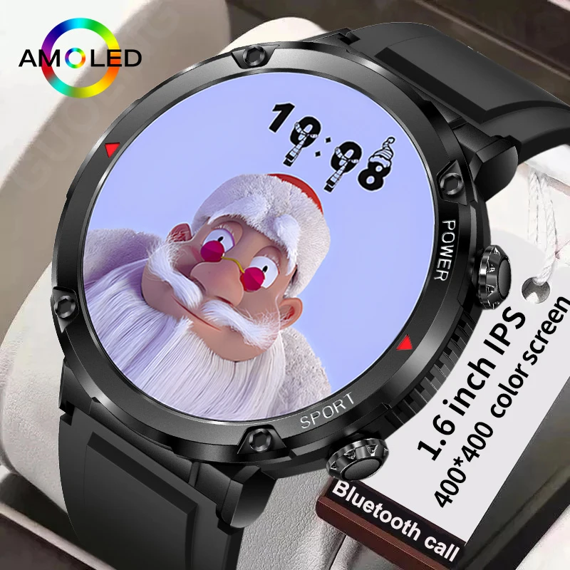 

LIGE Various Christmas Dials Sports Smartwatch 600mAh Fitness Tracker IP68 Waterproof Bluetooth Call Smart Watch For Android IOS