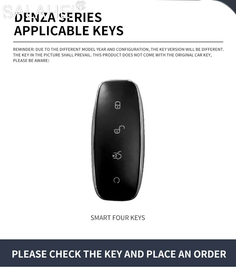 Fashion TPU Car Smart Remote Key Case Cover Protector Holder Shell Bag for BYD Denza D9 DM-i N7 N8 Keychain Accessorie