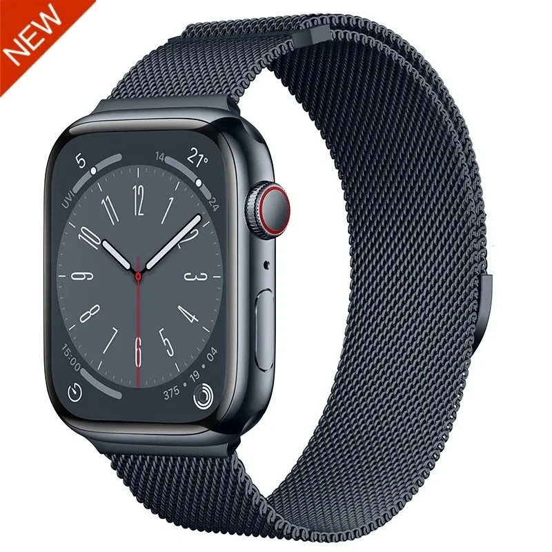 Milanese Loop Magnetic Metal Watch Strap - Elegant Design for Versatile Compatibility