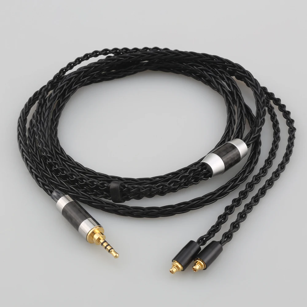

Hi-Fi 26AWG 152 Core посеребренные наушники MMCX для SENNHEISER IE300 IE900 AKG N30 N40 N5005 2,5 мм кабель для наушников