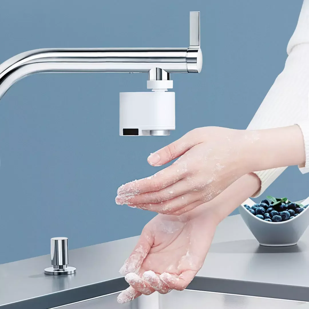 

Smart Sensor Faucets Infrared Sensor Automatic Water Saver Tap Anti-overflow Kitchen Bathroom Inductive Faucet Water Saver