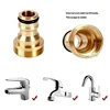 1/2/5PCS Universal Tap Kitchen Adapters Brass Faucet Watering Garden Tools Tap Connector Mixer Hose Adaptor Basin Fitting 5