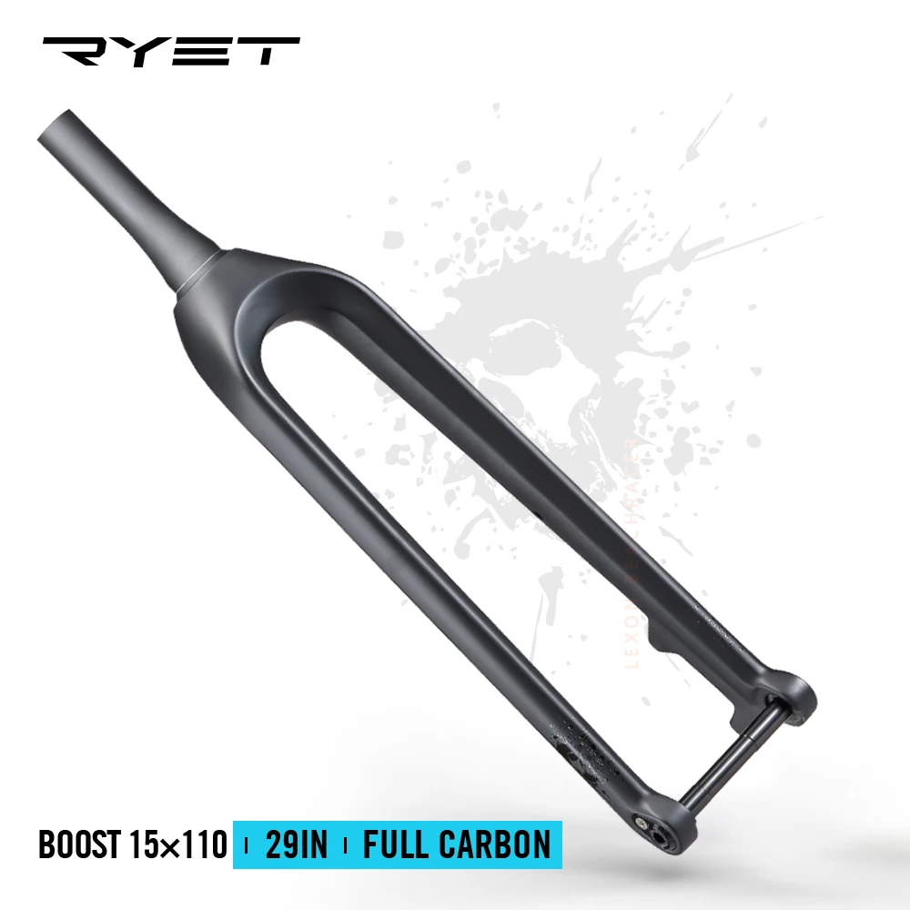 

Newest MTB Fork 29er Carbon Mountain Bike Forks Mountain Bicycle Fork Carbon Fork MTB Mountain Bike Accessories 110mm Boost Fork
