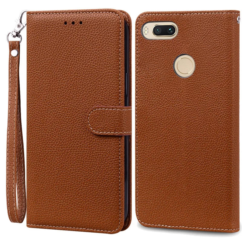 Leather Wallet Flip Case - Elegant Protective Cover with Bumper Coque and Storage Pockets