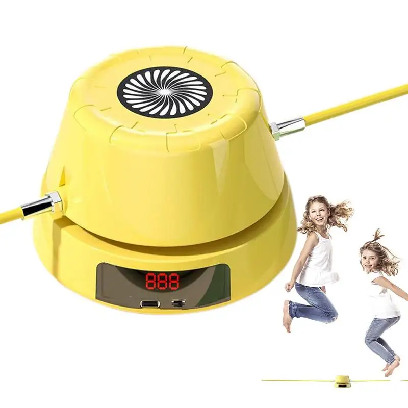 

Rope Skipping Machine Electric Jump Rope Machine With Remote Multi Users Workout Skipping Rope Jumping Rope Machine For Family