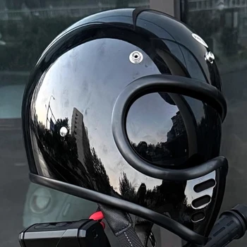 Summer Retro BornFree Mini Moto3 Motorcycle Helmet Motorcycle Parts Motorcycle Equipment Men Women For Harley