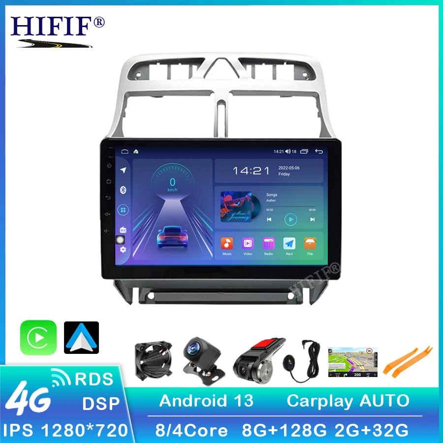 

Car Radio Android Gps Navigation Player For Peugeot 307 307CC 307SW 2004-2013 Multimedia Stereo WiFi Video 2din 2 DIN AUTORADIO
