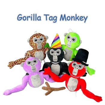 고릴라 태그 원숭이 애니메이션 봉제 장난감, 봉제 동물 인형, 부드러운 봉제 인형, 어린이 생일 선물, 38cm