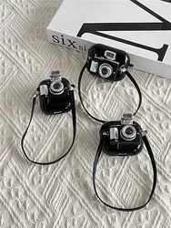 Soft Silicone Earphone Case with Strap and Protective Camera Cover - Airpods Pro (Black)