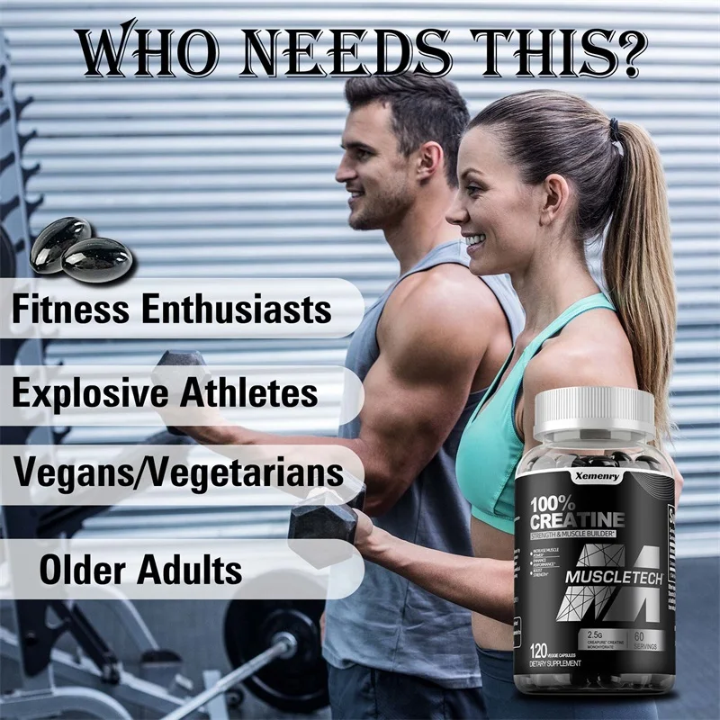 Creatine Monohydrate Capsule Build Abdominal Muscle & Athletic Endurance Muscle Whey Protein for Gym Sb644130cbedd4c5b841365baeaadff0b0
