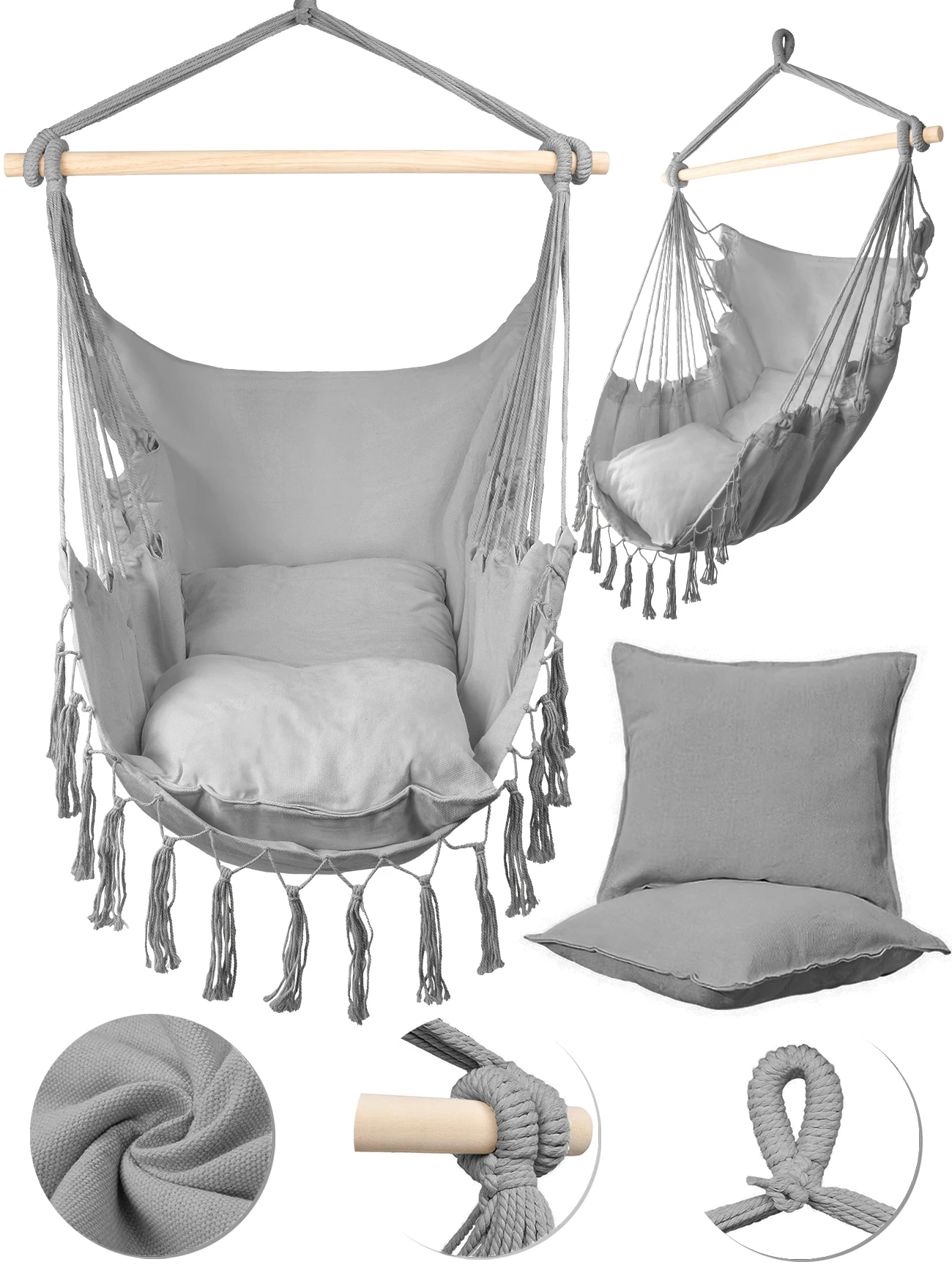 Fotel Wiszący Ogrodowy Krzesło Brazylijskie z Polski za $18.47 / ~66zł