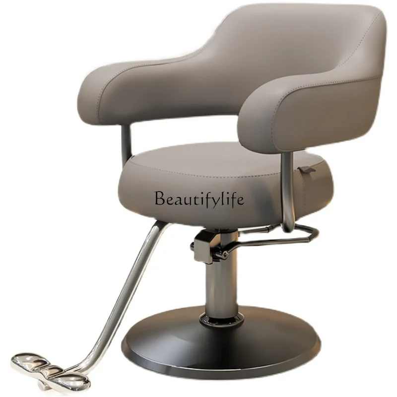 

For Hair Salon Hair Cutting Seat Adjustable Stool Hair Salon Hot Dyeing Chair