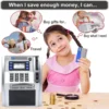 Electronic Piggy Bank ATM Password Money Box Cash Coins Saving Box ATM Bank Safe Box Automatic Deposit Banknote Christmas Gift 2