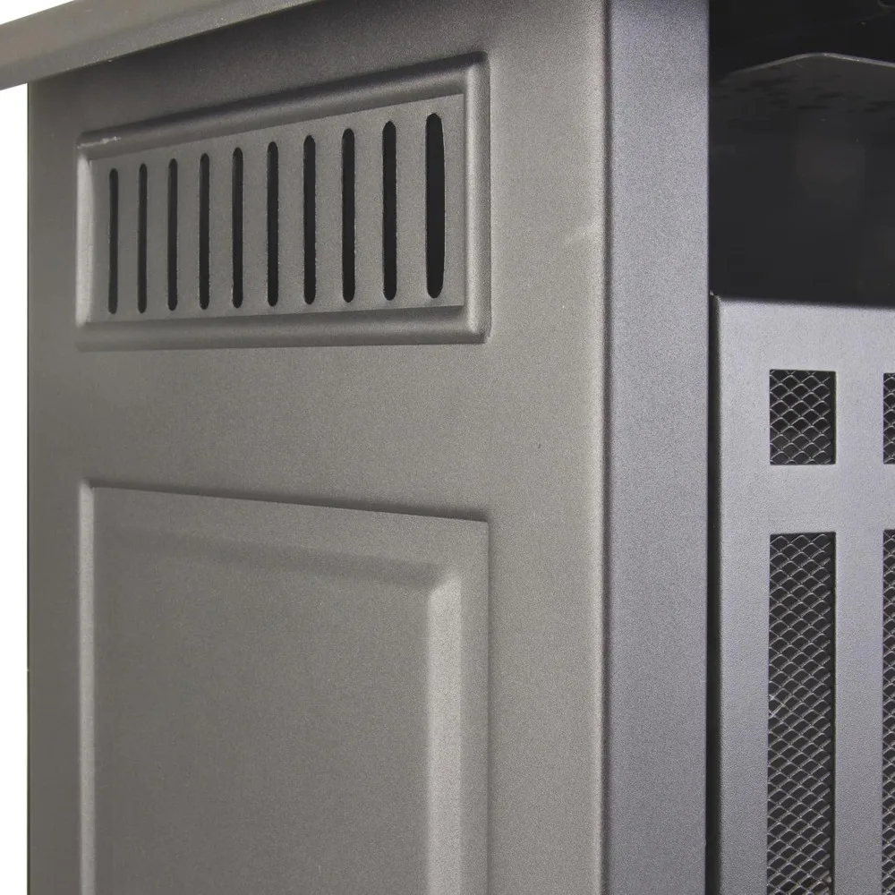 30,000 BTU Vent Free Gas Stove 32 Inch Black Dual Fuel LP NG Heater for 1000 sq ft