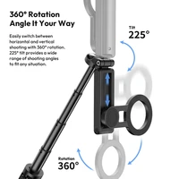 Ulanzi JJ03 Magnetic Phone Tripod Wireless Phone Grip Selfie Stick Desktop Tripod with Remote Control Photography Livestreaming - Image 5