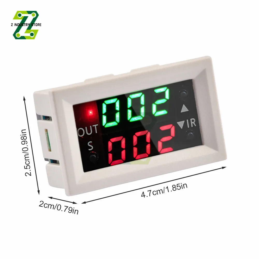 Temporizador Retardo Temporizador De Retardo DC 12V - Módulo Ajustable 1~10s Para Automatización Reloj Temporizador