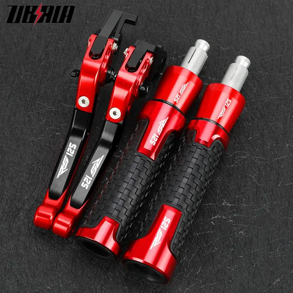 

Motorcycle For APRILIA RS125 RS 125 2006-2010 Extendable Brake Clutch Levers Handlebar Handle Grips Ends Caps Slider Accessories