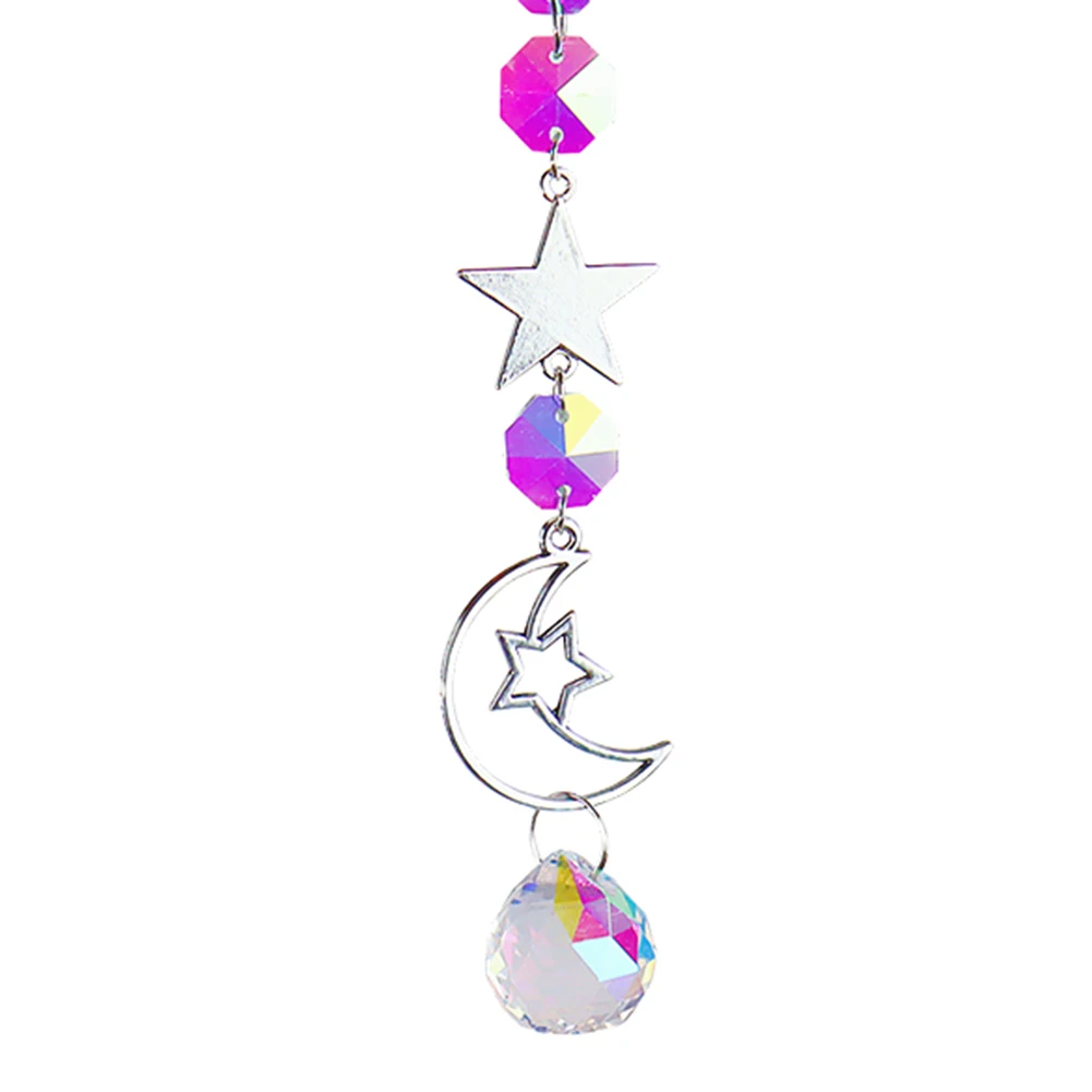 Hanging Light Catching Pendant Crystal Wind Chimes