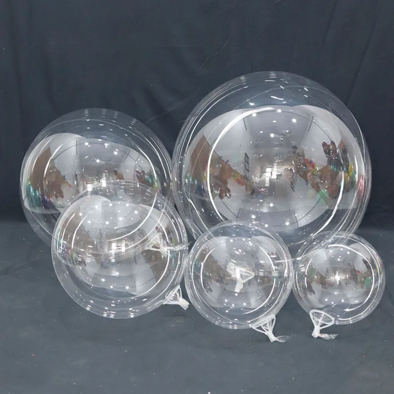 Inflatable Bobo Balloon 50pc 12/18/20/24/36 inch Transparent Globes Birthday Party Supplies Wedding Baby Shower Decor
