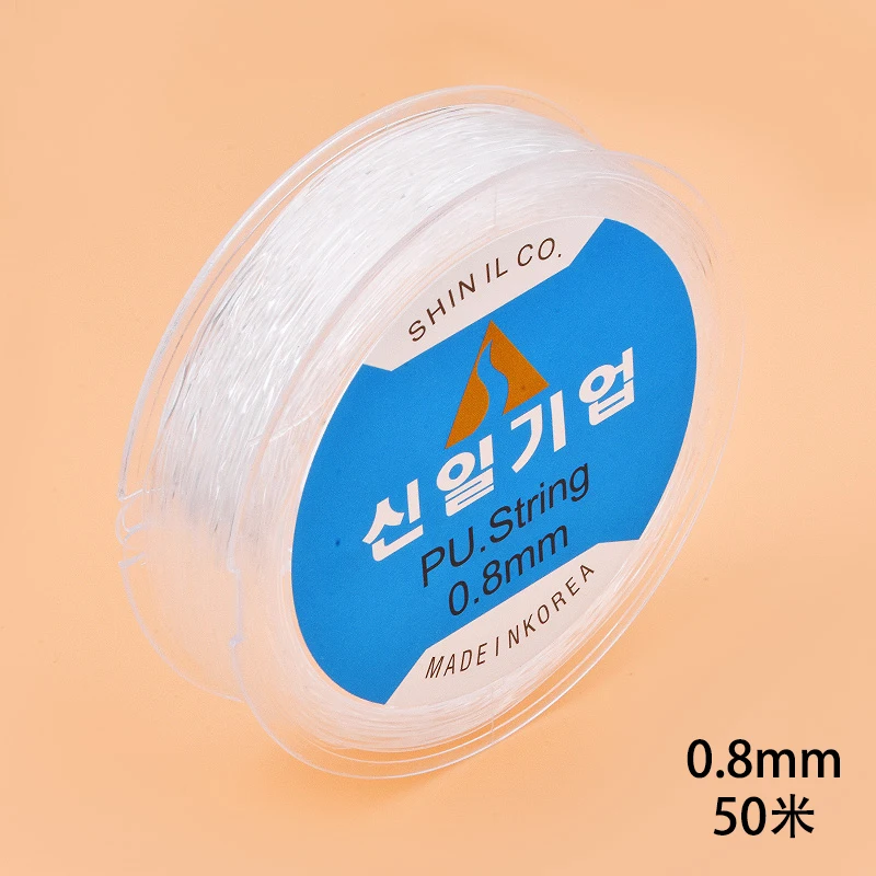 Korea transparent crystal line, elastic , bracelet string rope , string beads beads , elastic rope - 3