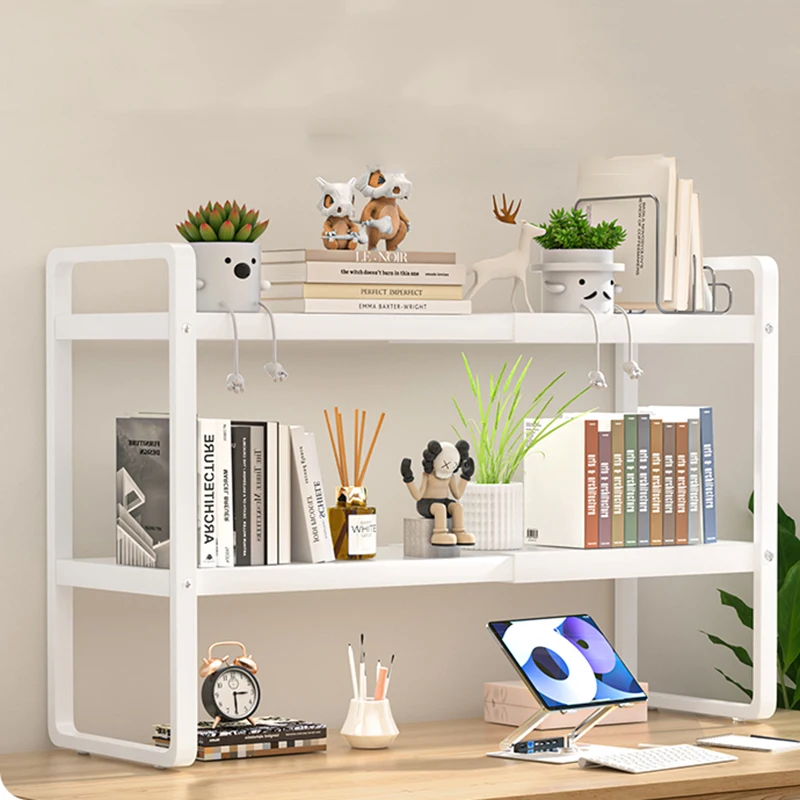 Bookcase Book Shelf Iron Desktop Library Magazine Rack Newspaper Mini Storage Furniture Estanteria Furniture Books