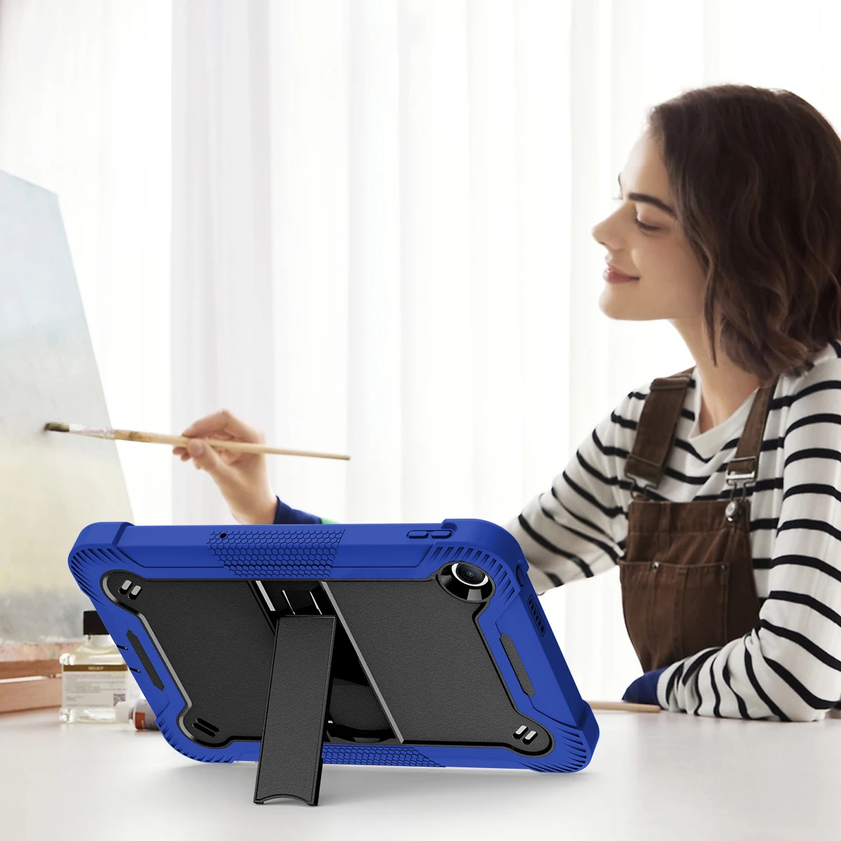 Durable Kids Shockproof Tablet Case with Kickstand – Fits 9.7 Inch Devices