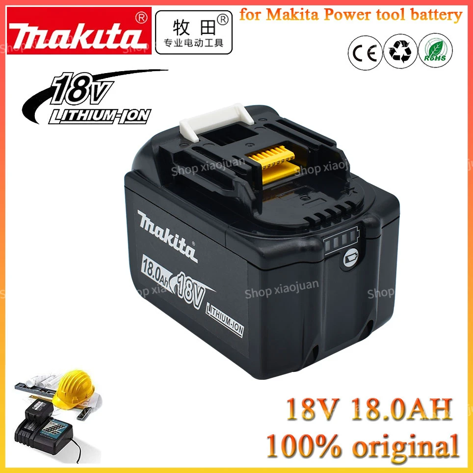 

Makita 18V 18.0Ah Rechargeable Battery ,For Makita BL1830 BL1830B BL1840 BL1840B BL1850 BL1850B Power Tools Battery