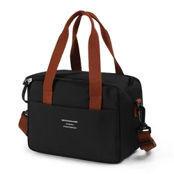 Premium Insulated Waterproof Lunch Bag for Students and Professionals (Black)