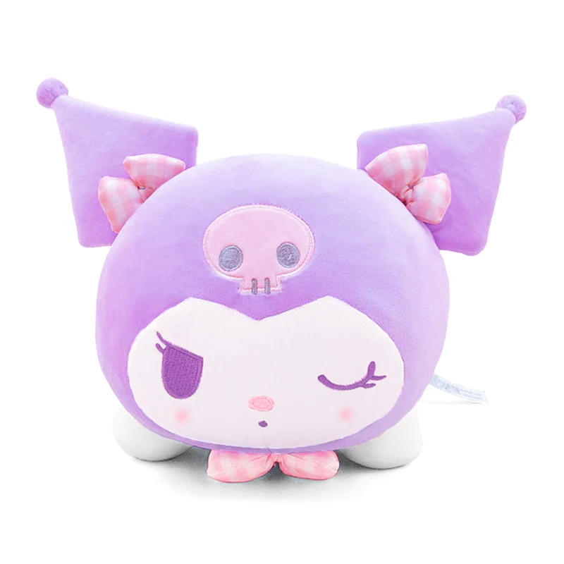 Sanrio Kuromi Lie Prone Posture Plush Doll Throw Pillows Child Toys Fashion Boutique Anime Figure Stuffed PP Cotton Girls Gifts