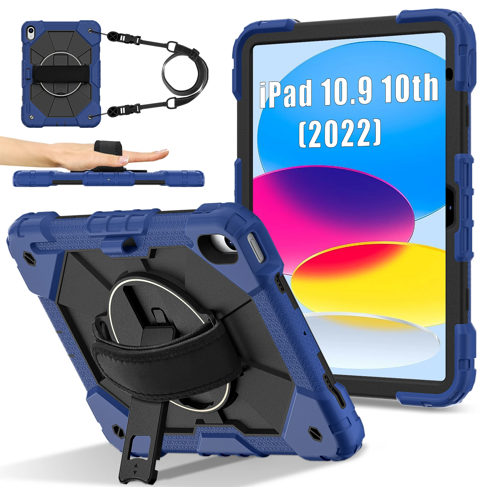 Durable Shockproof Kids Tablet Stand Case - Armor Cover