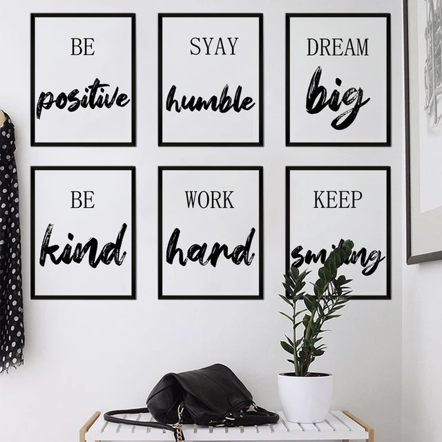 Inspirational Quote Frames Wall Decor Bedroom | Wall Decoration ...