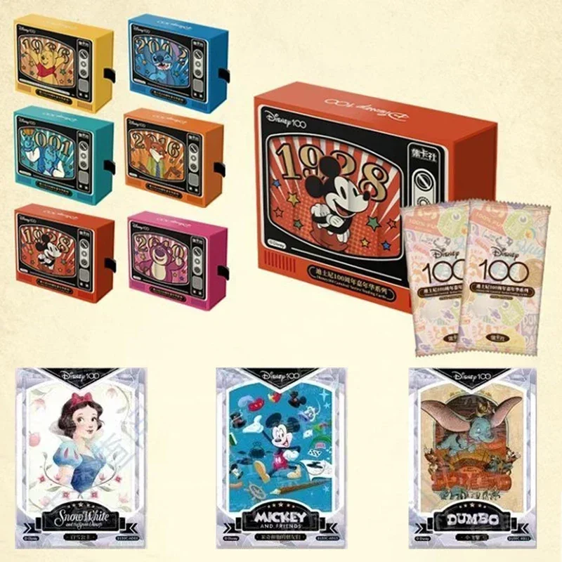 

Card Fun Disney 100th Anniversary Carnival Commemorative Cards New Anime Peripherals Limited Collection Card Kids Toys Gift