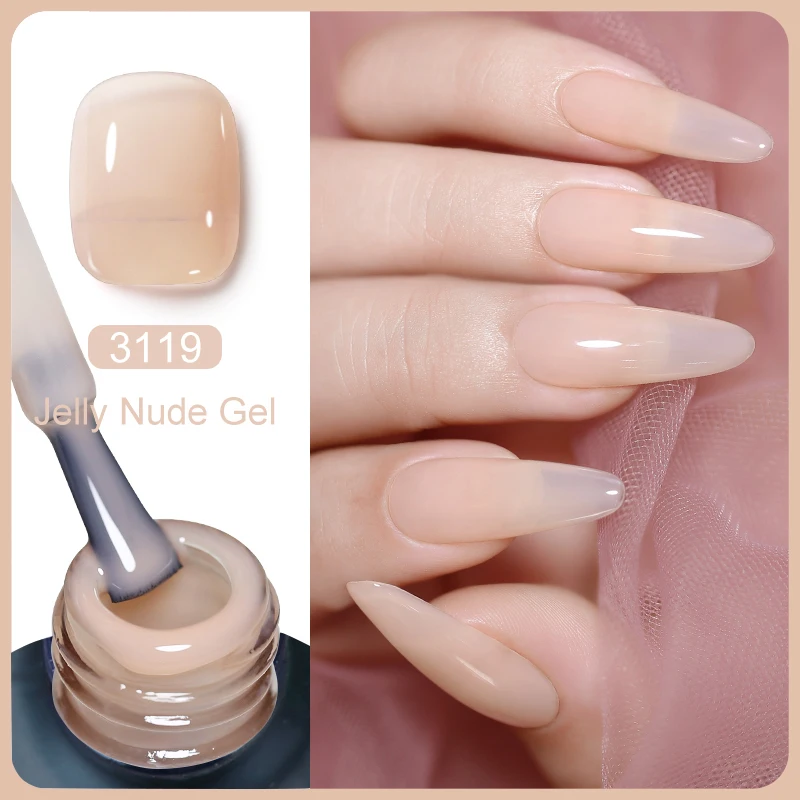 NailCO 44 Colors 15ml Gel Nail Polish Nail Art Translucent Vernis Semi Permanent Soak off UV LED Gel Manicure for Nails Supplies 3