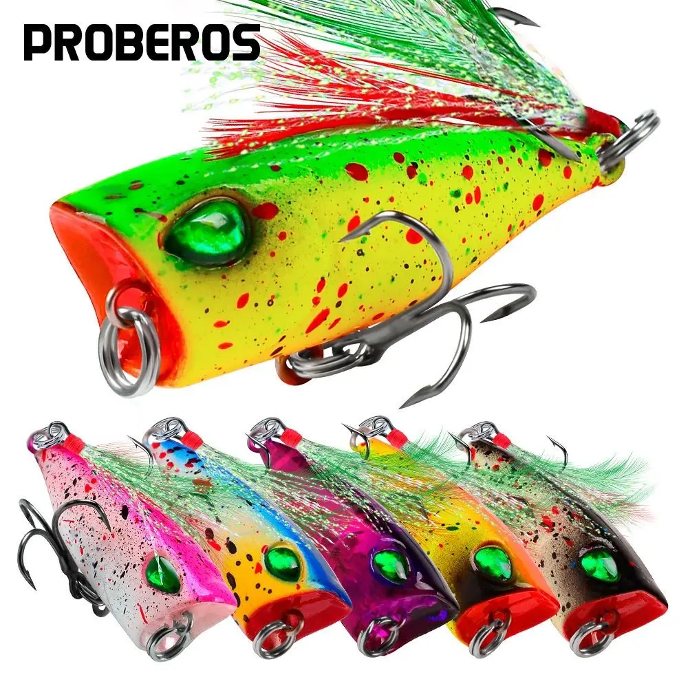 

4.3cm/4g Mini Popper Lure Trout Lures Ultralight Fishing Lure Topwater Bait Finesse Crankbait Wobbler Minnow Isca Poper Pesca