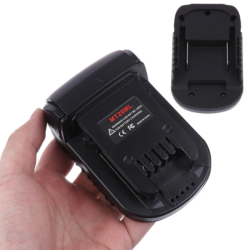 1 Piece For Makita 18V Li-ion Battery BL1830 BL1860 BL1815 Convert To For Milwaukee 18V Lithium Battery MT20ML Adapter