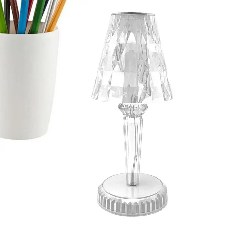 

LED Crystal Table Lamp Bedroom Atmosphere Lamp Projector USB Touch Night Light Decorative Lights For Room Decor