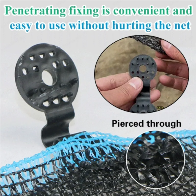 50-200PCs Shade Cloth Clips Outdoor Awning Durable Net Clip Camping Garden Tools Garden Buildings Fence Net Fix Clamp Hook