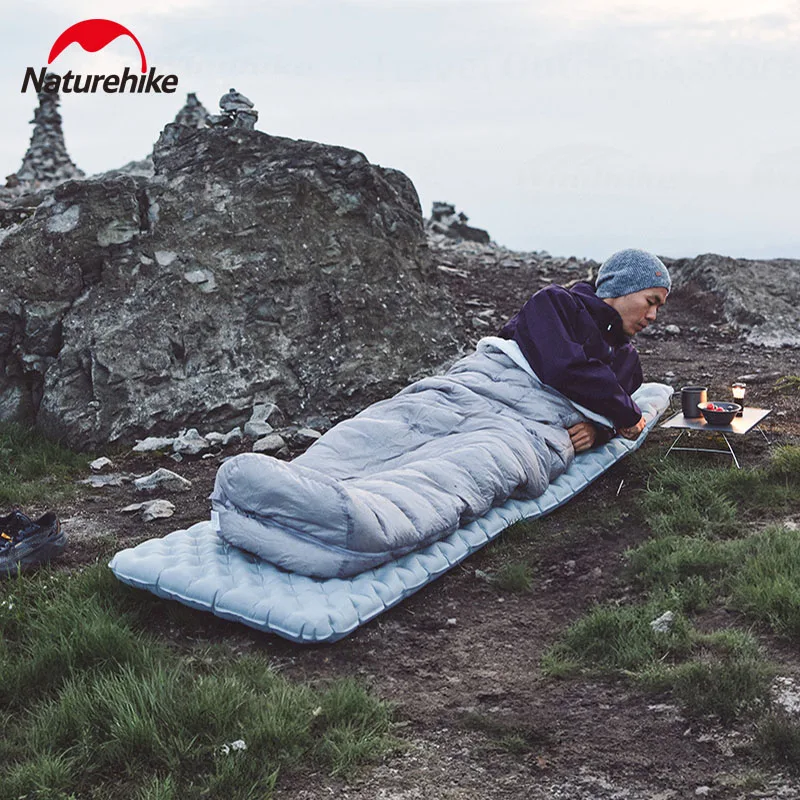 Naturehike R3.2 Camping Air Mat Sleeping Mat 8cm Thickness Warm Outdoor Hiking Sleep Pad Ultralight Inflatable Tourist Mattress inflatable air bed camping mattress inflatable camping mattress