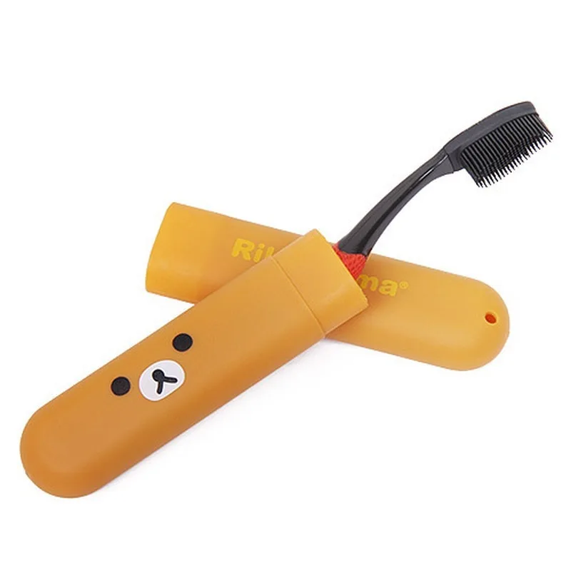 Portable Toothbrush Cover Holder Bear Cute animal Outdoor Travel Hiking Camping Toothrush Cap Case Protect Storage Cute Box toothbrush holder,toothbrush covers,toothbrush case,toothbrush storage box