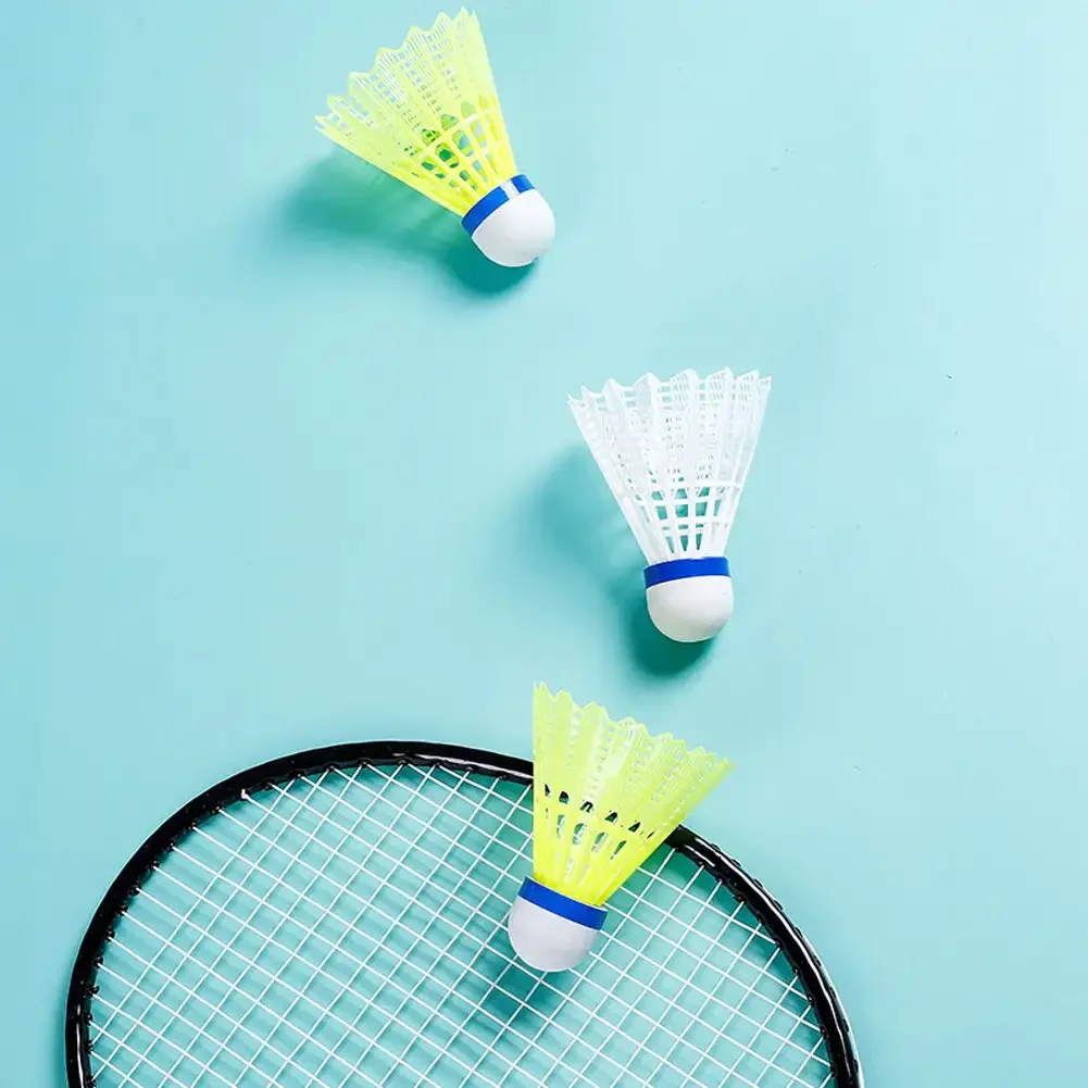 Shuttlecock Nylon Badminton Shuttlecocks with Great Stability Durability Indoor Outdoor Sports Training Balls 12Pcs/Set