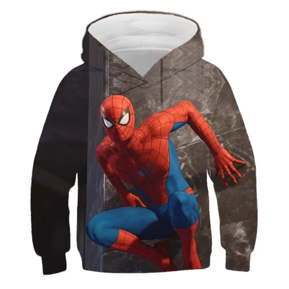 

Marvel Spiderman Hoodie For Baby Boys Hoodies Superhero Hulk Children Sweatshirt Kids Boys Girls Clothes 2023 Autumn and Winter