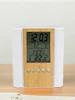 Clock Pen Holder Date Time Display Temperature Detection Ornaments Desktop Storage Decorative Perpetual Calendar Pen Holder 2