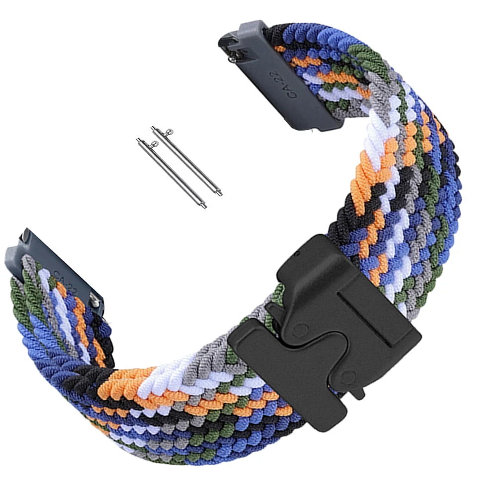 Magnetic Buckle Nylon Watch Strap - Premium Adjustable Band, 22mm/20mm