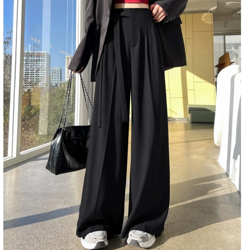 Ƽ  ٸ    2025  ο Pleated   㸮  ƮƮ ٸ ü  繫 ̵ 