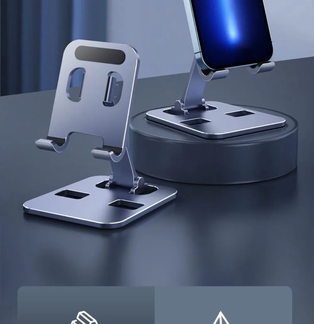 Universal Foldable Phone Stand Adjustable Desktop Holder For Mobile Phones And Tablets_voghion.com