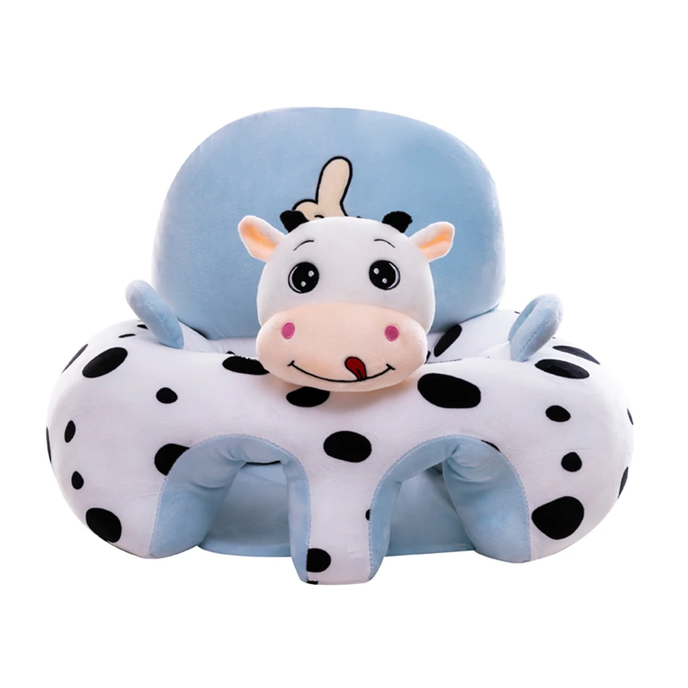 Baby Sofa Support Seat Cover Cartoon Learning To Sit Comfortable Chair Comfort Washable Animal Sofa pillowcase（without Cotton）