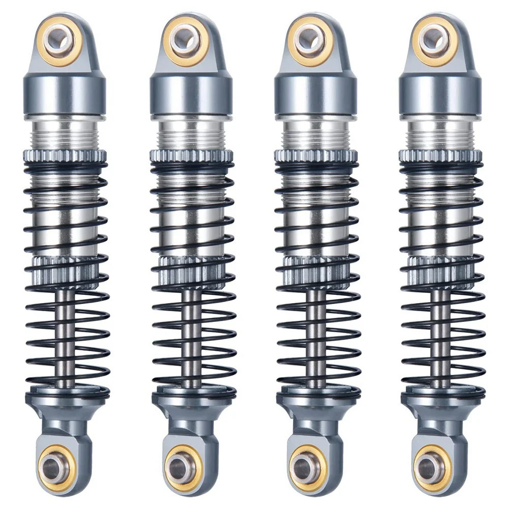 

4 шт. для моделирования альпинистской модели автомобиля 1/18 -4 м, алюминиевый сплав, может заполняться маслом, серебристый